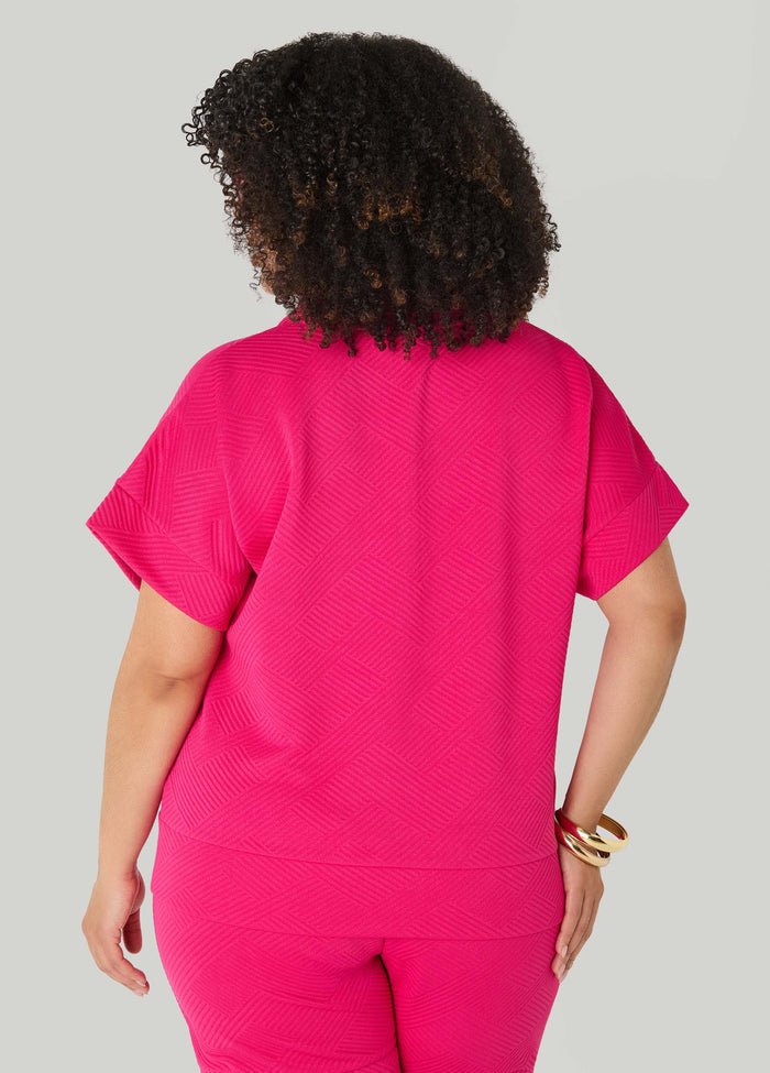 Zip Front Ribbed Pullover