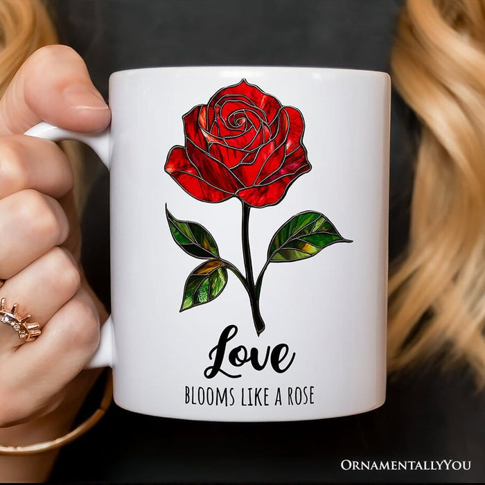Rose Ceramic Mug