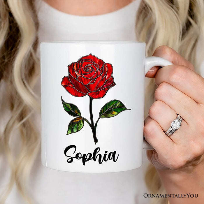 Rose Ceramic Mug