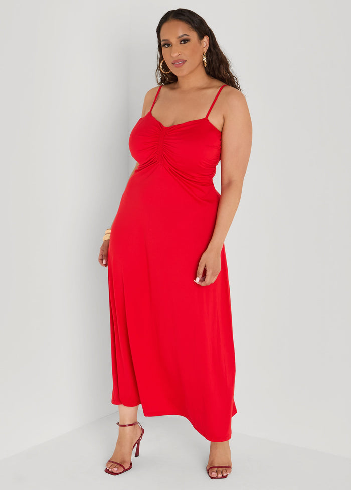 Ruched Maxi Dress