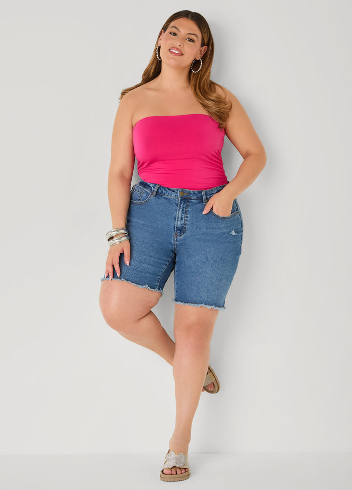 Ruched Tube Top
