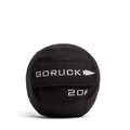 GORUCK 20lb ruck sandbag fitness gear, black, with white logo, on white background