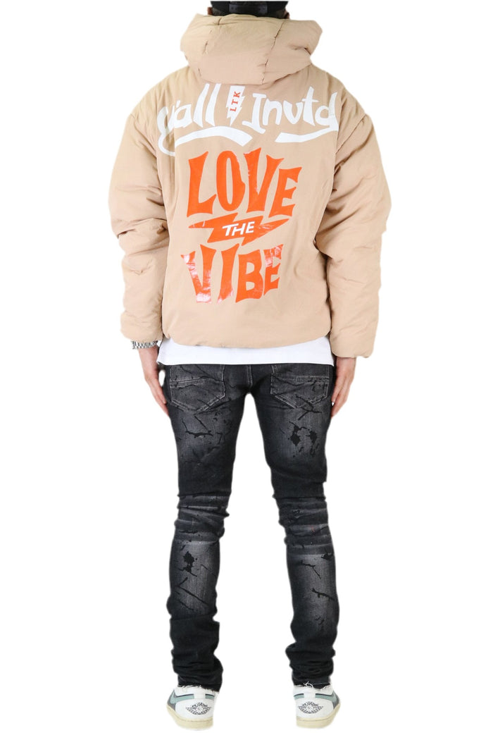 SANDS Padded Crop Style Nylon Pullover Jacket