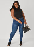 Scarf Accented Satchel