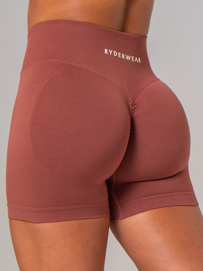 Sculpt Seamless Shorts - Dusty Blush Clothing Ryderwear