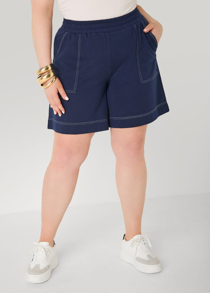 Seam Detailed Bermuda Shorts