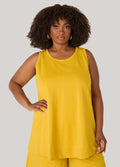 Seam Detailed Swing Top