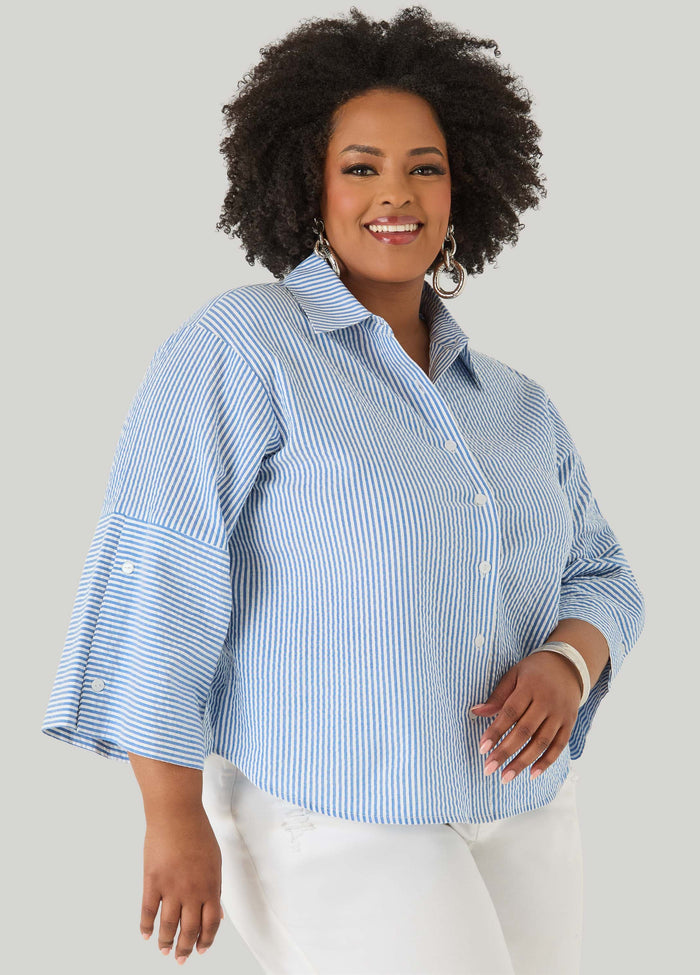 Seersucker Cotton Shirt