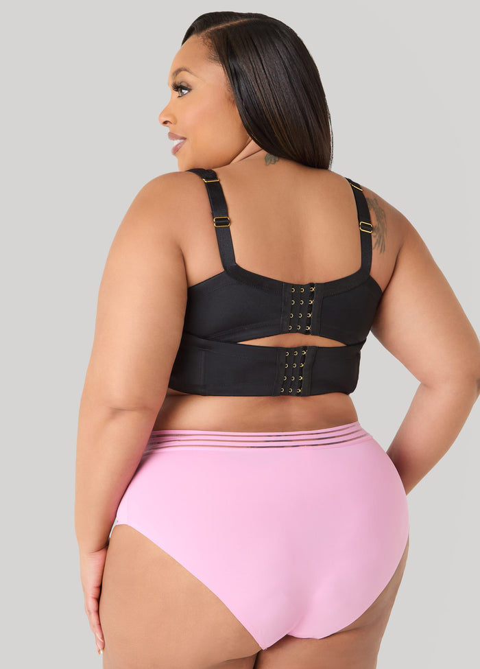 Sheer Waist Microfiber Brief