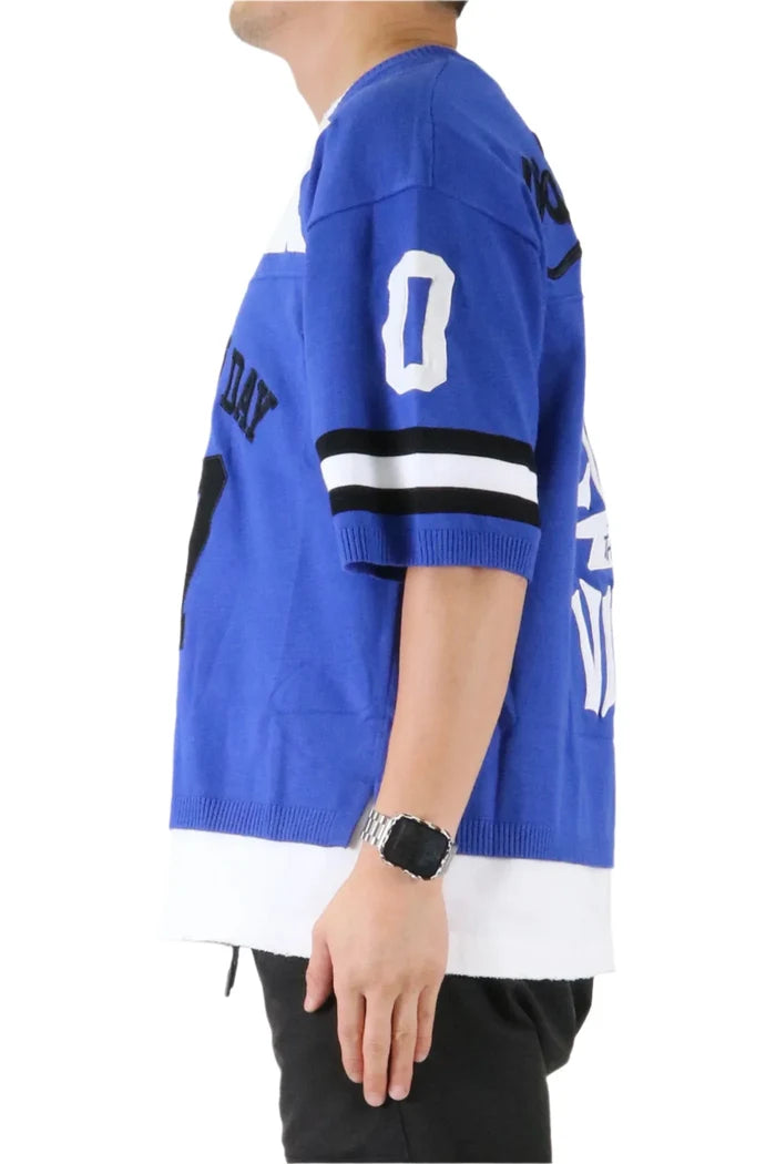 SPACE Crop Top Light Sweater Jersey