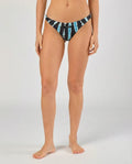 STAR Cosmic Reef Sunspike Bikini Bottom – front view, quick-dry beach volleyball briefs with vibrant Cosmic Reef graphic