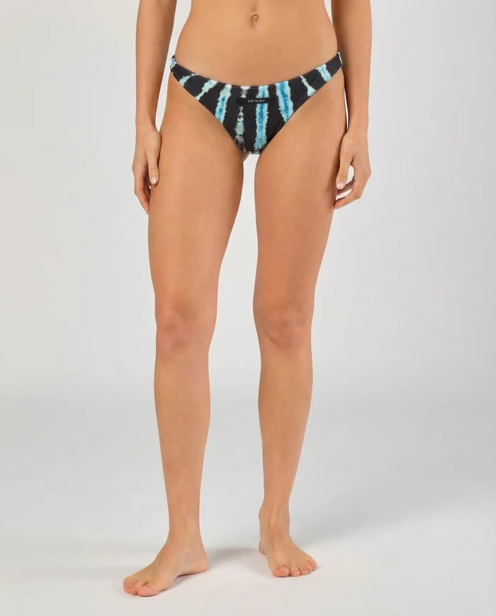 STAR Cosmic Reef Sunspike Bikini Bottom – front view, quick-dry beach volleyball briefs with vibrant Cosmic Reef graphic