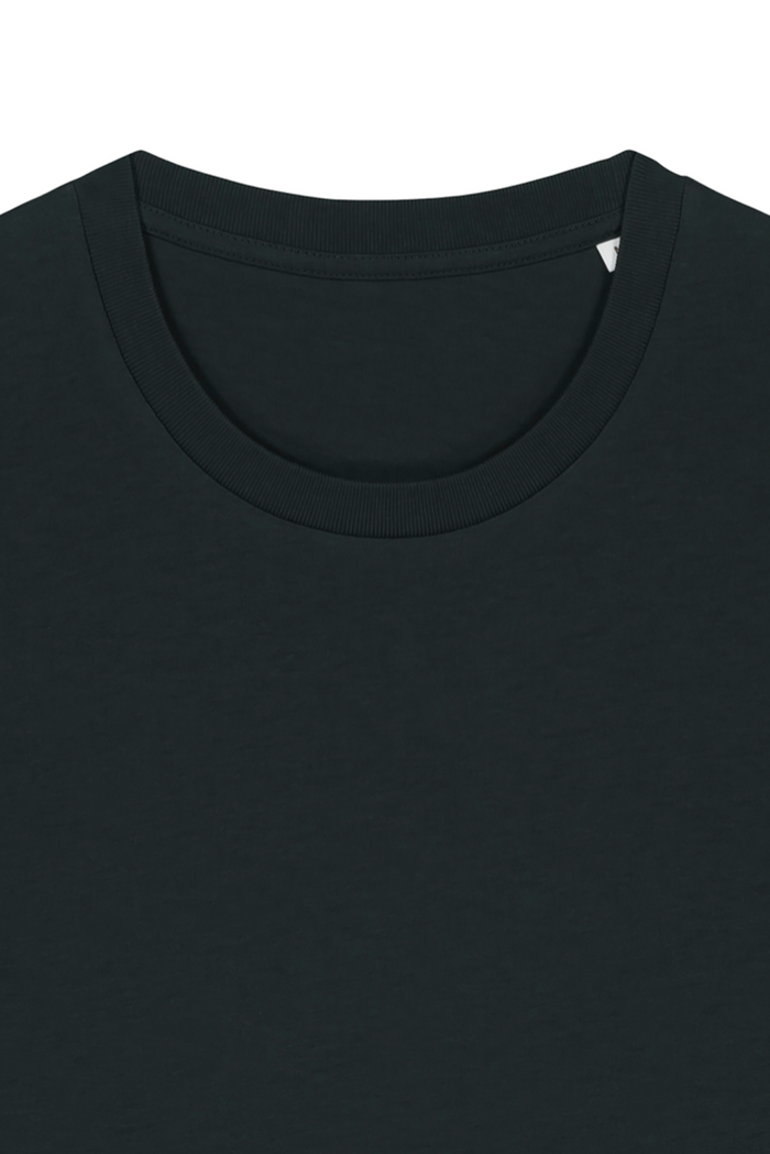 STAR Beachwear iconic logo t-shirt in white organic cotton, front view of the star print.