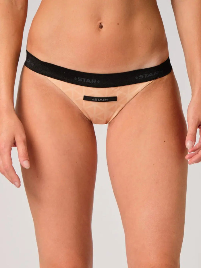 STAR Meteorite Legacy athletic beach volleyball bikini bottom, stay-put performance fit.