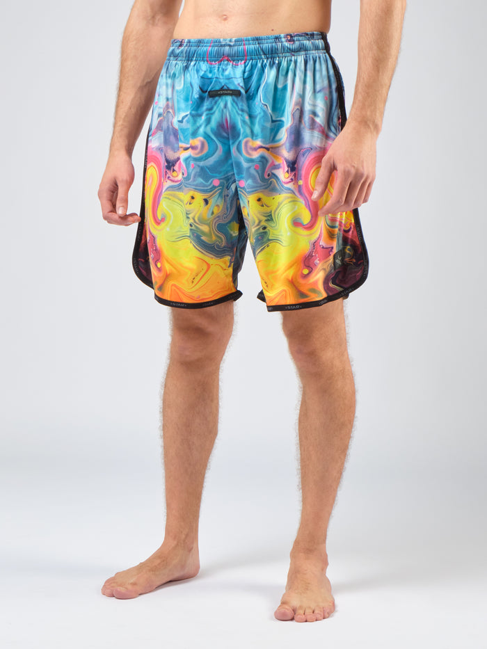 STAR Vega Mens Beach Volleyball Shorts - Front View - Sand-Off Technology