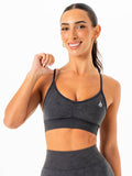 Stonewash Seamless Sports Bra - Charcoal Stonewash Clothing Ryderwear