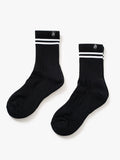 Stripe Crew Socks - Black Accessories Ryderwear