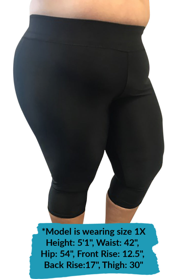 Style 613,  Short Compression Capris By Wear Ease®, for the Petite Figure, 5'4" and under