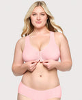 T Back Lace Panel Comfort Bra