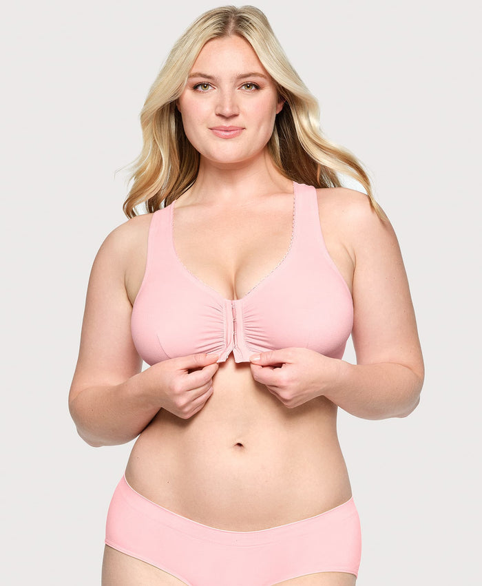 T Back Lace Panel Comfort Bra