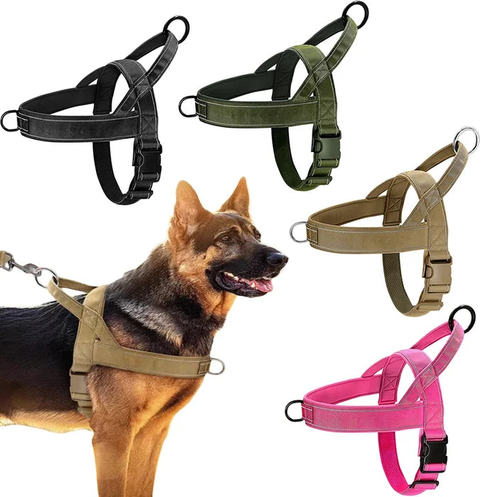 Tactical No-Pull Dog Harness with Control Handle