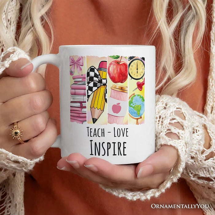 Teach Love Inspire Ceramic Mug