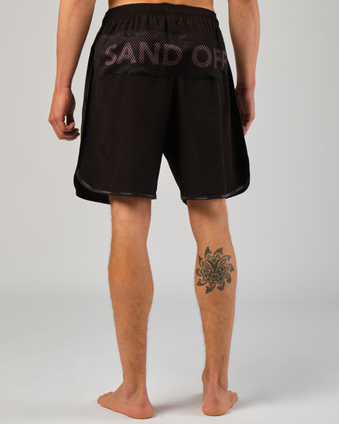 STAR Tech men beach volleyball shorts in premium microfiber with Sand-Off technology and zip pockets.