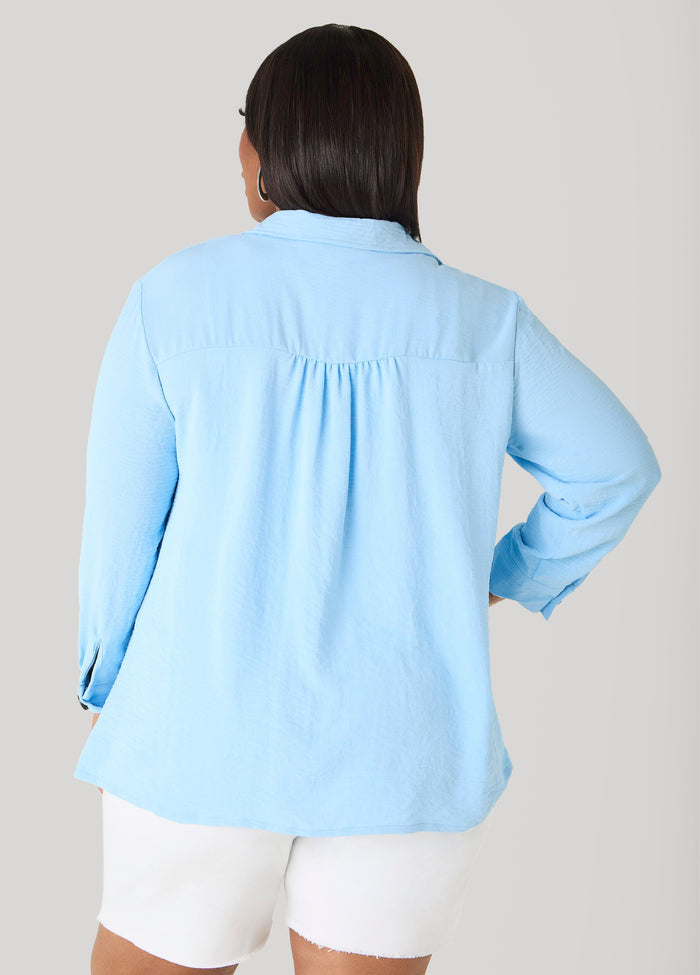 Textured Collared Shirt