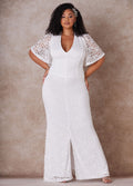 Plus Size Wedding Gown Plus Size Fitted Lace Gown Bridal Fashion