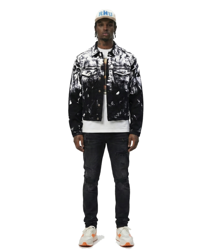 Thistle New premium washed denim jacket
