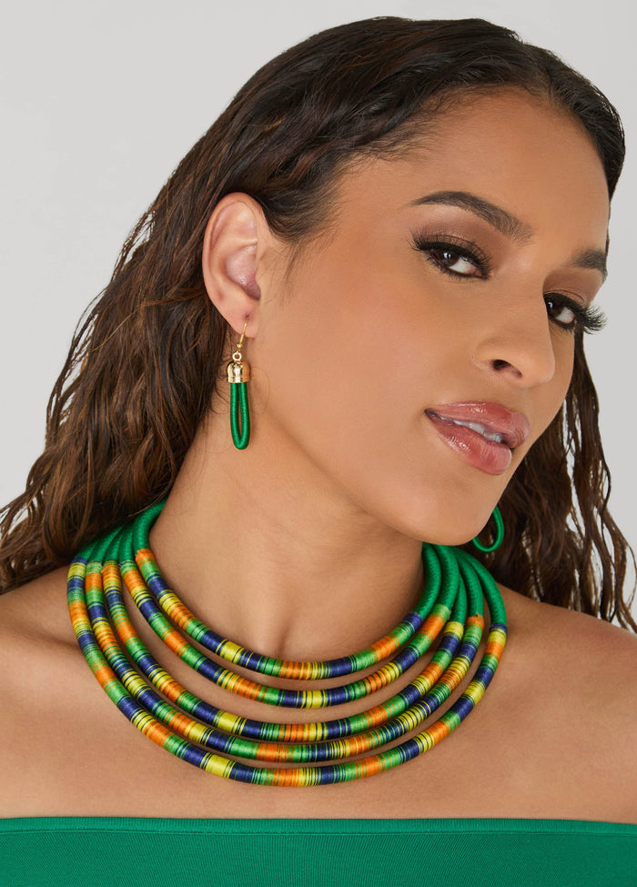 Threaded Necklace Set