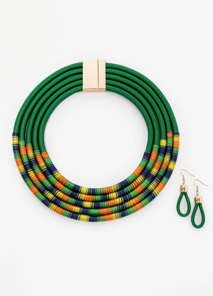 Threaded Necklace Set