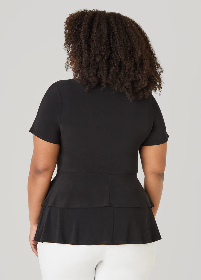 Tiered Peplum Top