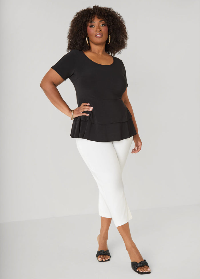 Tiered Peplum Top