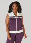 Two Tone Athletic Knit Vest