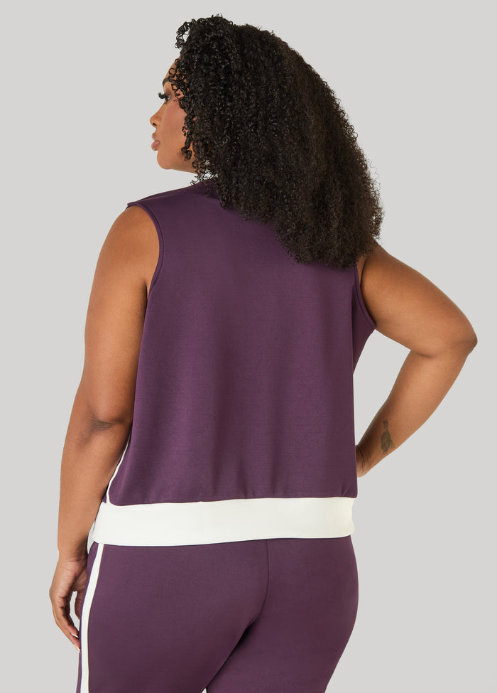 Two Tone Athletic Knit Vest
