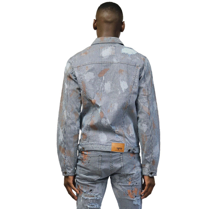 Tywin Pin Stripe Twill Jacket
