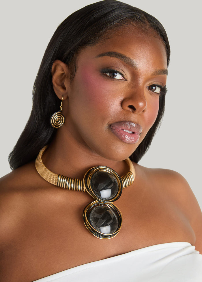 Wired Beaded Necklace Set